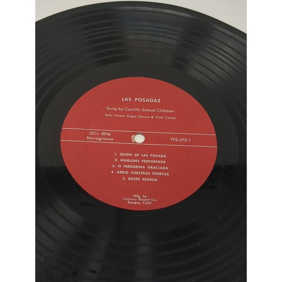 Las Posadas‎ Carrillo Elementary School Tucson Arizona Vinyl 33 RPM Record Music - Picture 1 of 13